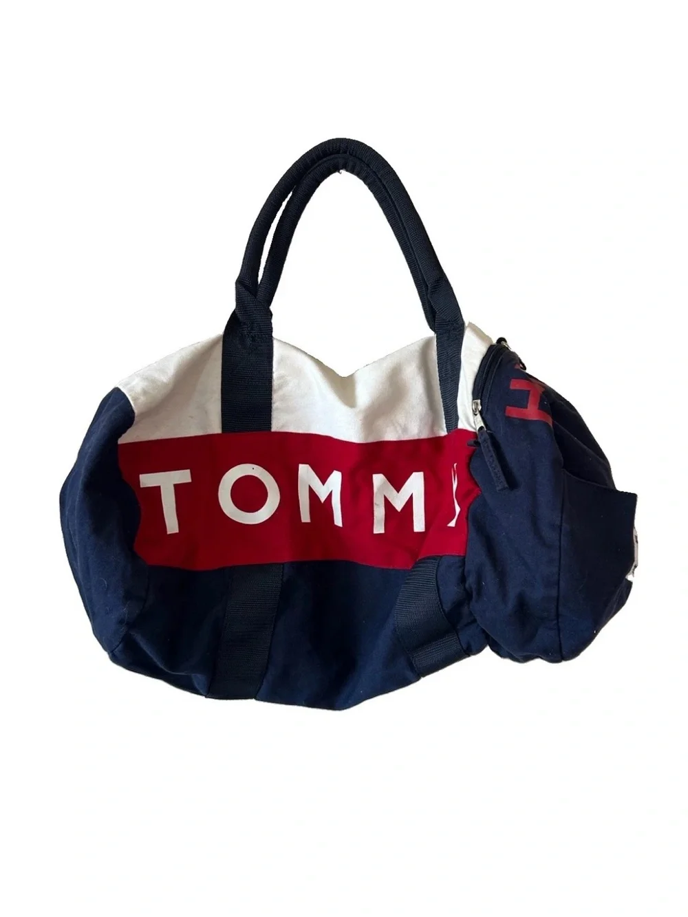 Tommy Hilfiger Bag 90s 00s Y2k Gym Work-out Sports Travel Carry-all Duffle